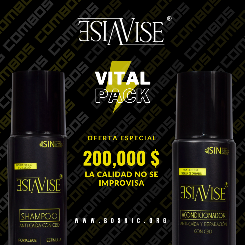 Vital Pack: Shampoo y Acondicionador 415 ml de VISE®